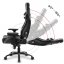 Ergonomikus gamer szék fehér színben FORCE 8.2