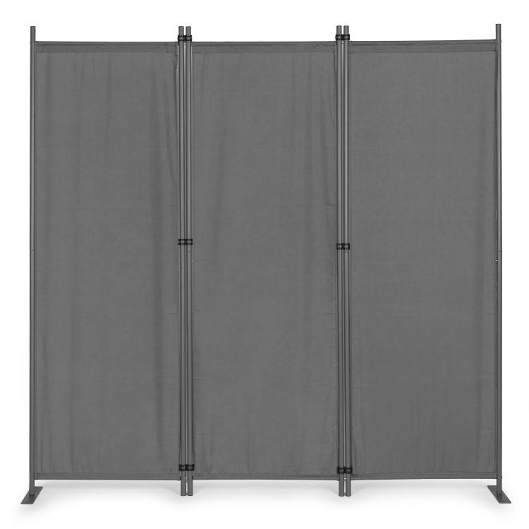 Záhradný 3-panelový skladací paraván proti vetru a slnku - 167 x 164 cm
