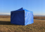 Tenda a tre pareti senza finestre