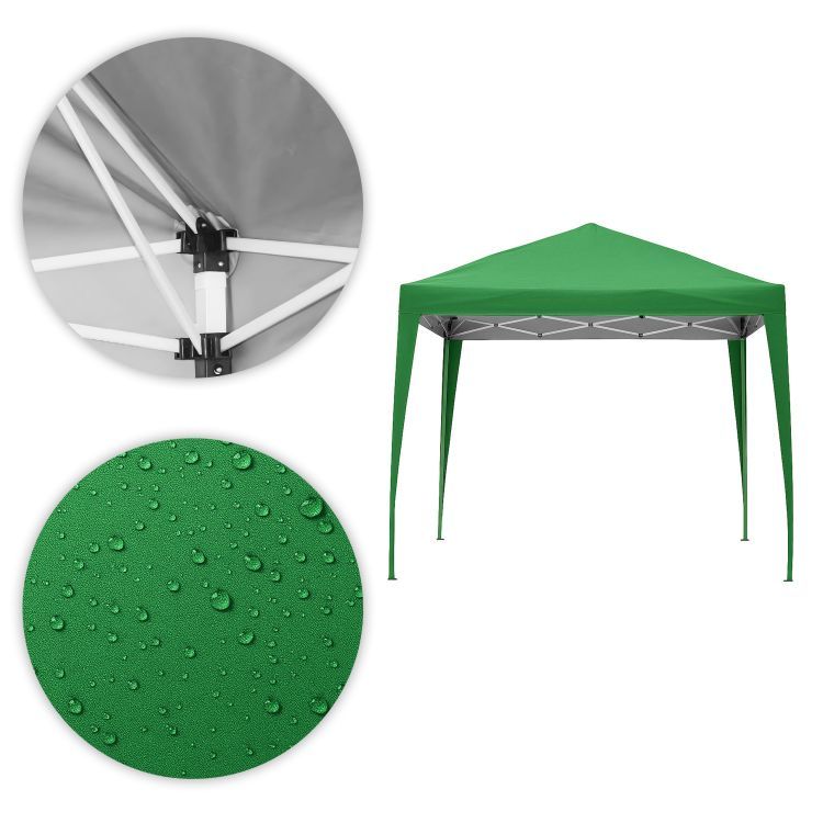 Tenda a padiglione da giardino 3x3 m con tetto estensibile automaticamente