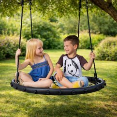 Záhradná hojdačka, bocianie hniezdo 100 cm s nosnosťou 150 kg