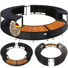 Okvir od poliratana za bazene i jacuzzi-e - 283 cm