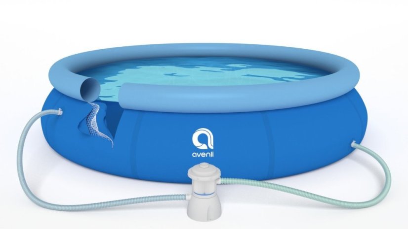 Piscină gonflabilă de grădină 305 x 76 cm - set 14in1 cu accesorii