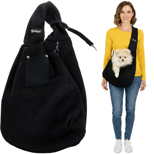 Comoda borsa da trasporto per cani e gatti con ampia tracolla