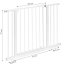 Barieră pentru scări și uși albă