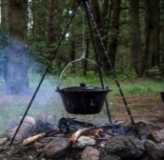 Řemeslně smaltovaný kotel