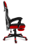 Ergonomické herní červené křeslo s opěrkou nohou COMBAT 3.0