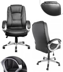 Otočná kancelářská židle v černé barvě
