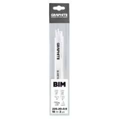 Bajonettsägeblätter 225 x 20 x 0,9 mm, 18TPI, 2er-Satz 57H953 GRAPHITE