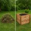 Compostiera in legno da giardino 640L