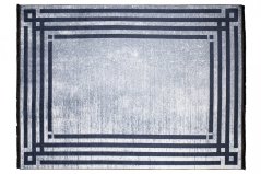 TOSCANA Modern szürke szőnyeg geometrikus mintával