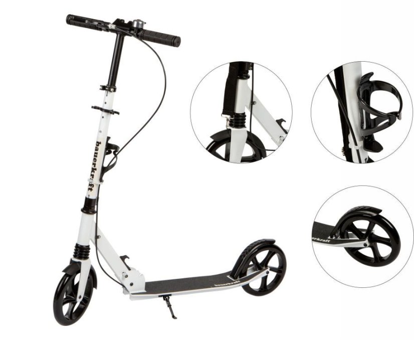 Klappbarer Aluminium-Roller 95-105 cm - weitere Farben