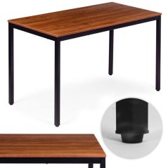 Konyhai asztal barna 120 x 60 cm - univerzális asztal 4-5 személyre