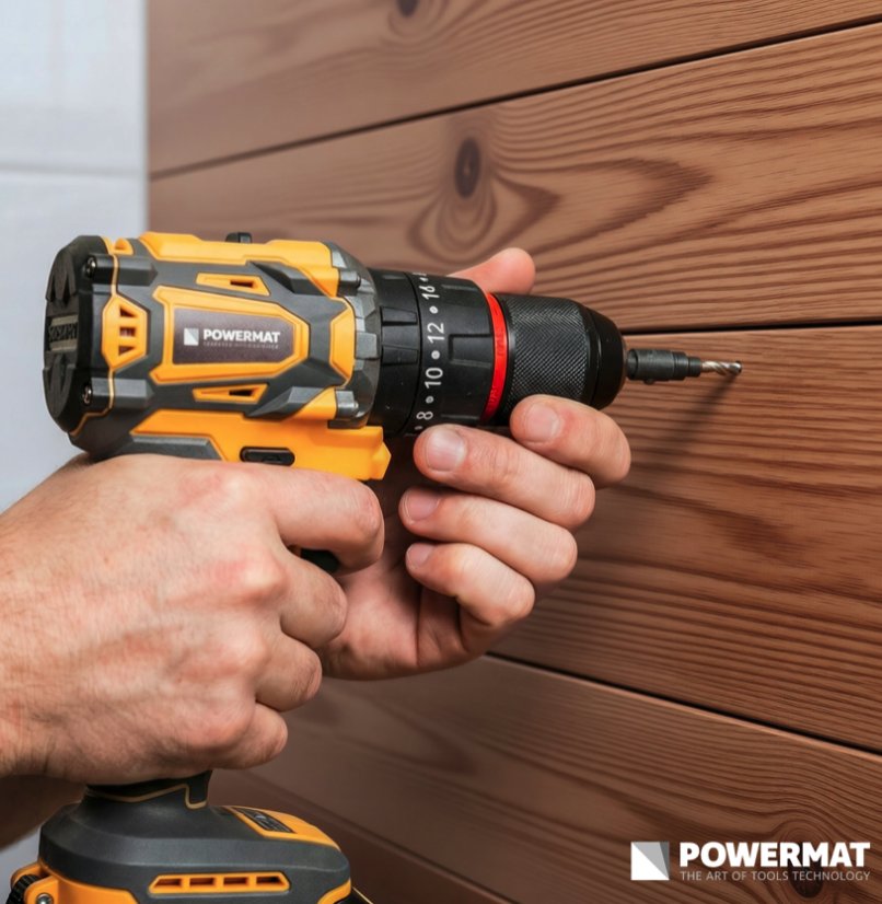 Комплект от 4 свредла за дърво за предварително пробиване и потапяне на винтове