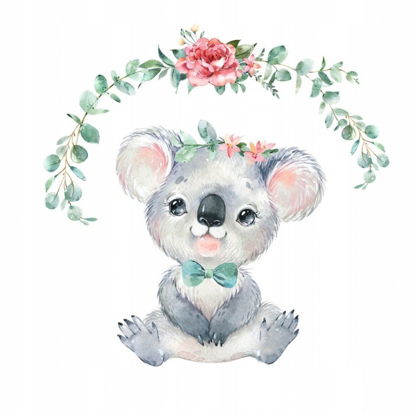 Nálepka na stenu roztomilá koala