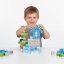 Magnetischer Baukasten, Würfel für Kinder - 124-teiliges Set, Winterlandschaft