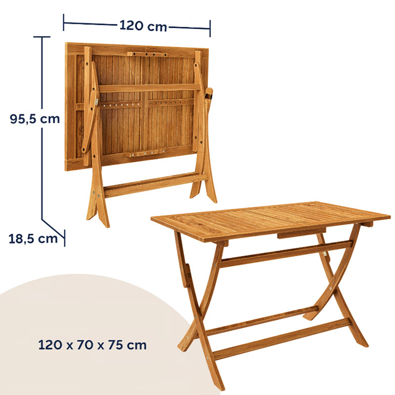 Sydney Komfort 4 személyes akácfából készült kerti bútor szett