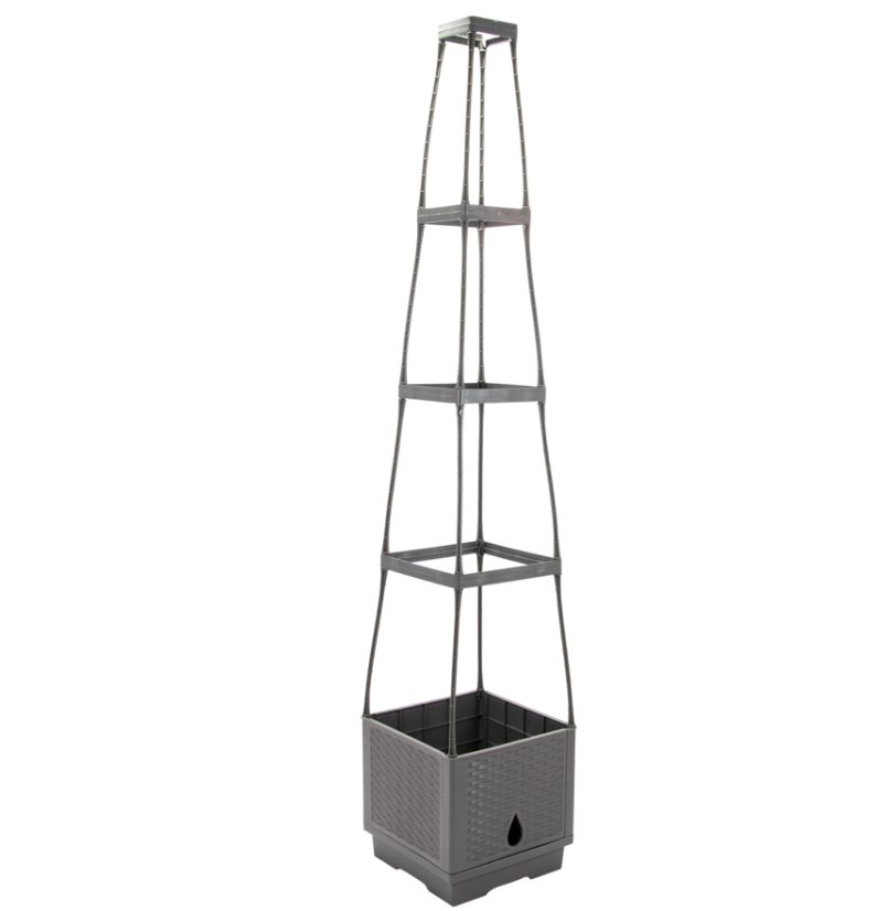 Kvetináč na paradajky s oporou 126 cm – na balkón a terasu