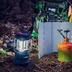 Lampada da campeggio 3in1 a batteria 200 lm - lampada da esterno con magnete