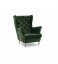 Зелен фотьойл в стил GLAMOUR 