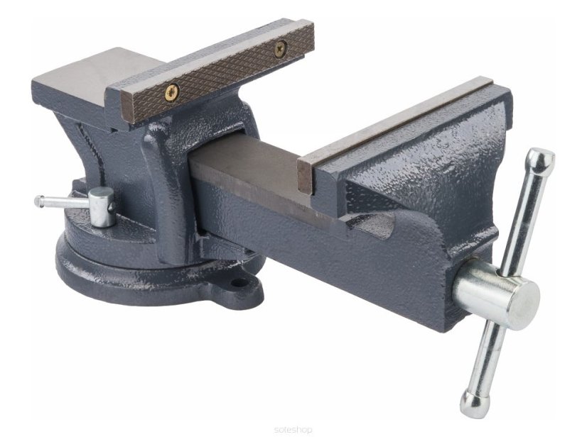 Schlosserschraubstock 125 mm drehbar mit Amboss