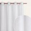 Záclona  La Rossa  bielej farby so striebornými priechodkami 140 x 260 cm