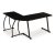 Moderner Ecktisch LOFT schwarz