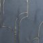 Елегантна тъмносиня завеса със златист геометричен десен 140 х 240 см