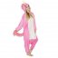 Pyžamový overal kigurumi růžové barvy PEGAZ velkost L