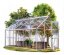 Polycarbonat-Gewächshaus 380 cm x 190 cm x195 cm - 7,22m2 Polycarbonat-Gewächshaus 380 cm x 190 cm x195 cm - 7,22m2