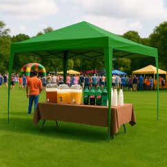 Záhradný pavilónový stan 3x3 m s automaticky rozťahovacou strechou