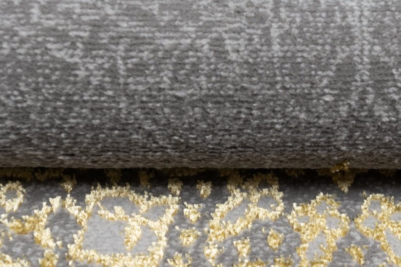 Ekskluzivna siva preproga z zlatim orientalskim vzorcem - Velikost preprog: Širina: 200 cm | Dolžina: 300 cm