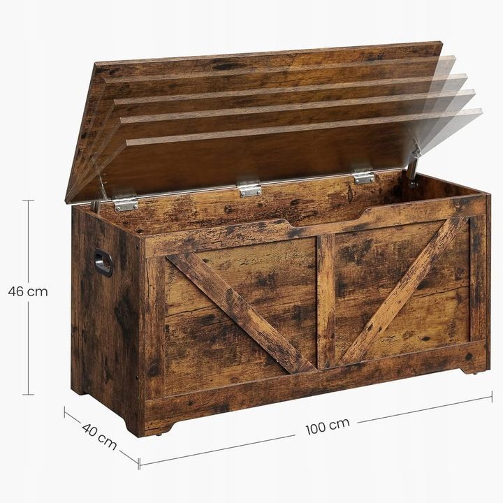 Rustikálna úložná truhlica