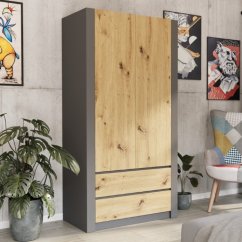 Moderná dvojdverová skriňa MODERN B20 180 x 90 x 55 cm - rôzne farebné prevedenia