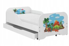 Kompletná detská posteľ  140 x 70 cm - DINO WORLD