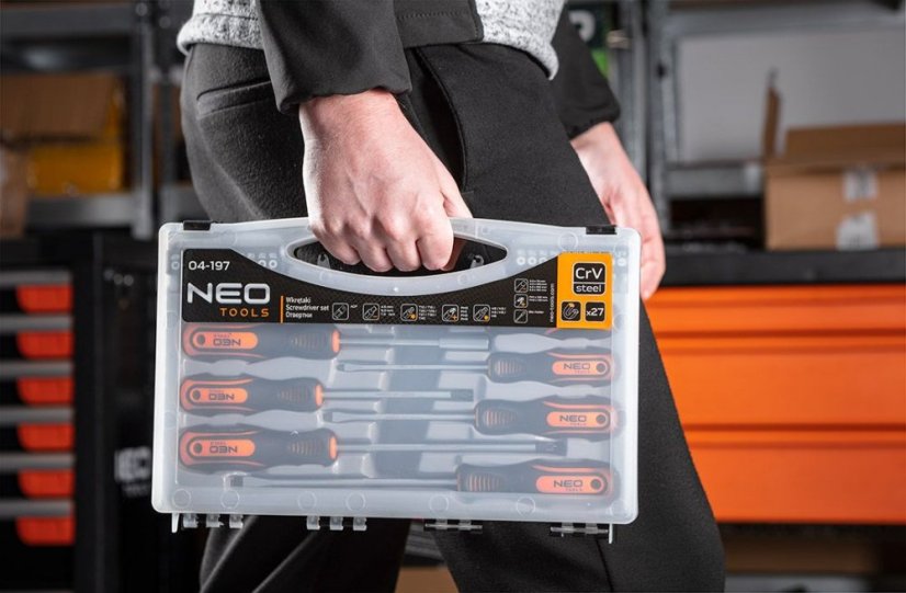 Set de șurubelnițe și biți cu vârfuri magnetice 27 buc