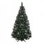 Brad de Crăciun strălucitor cu conuri de pin 220 cm