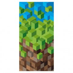 Плажна кърпа за любителите на Minecraft