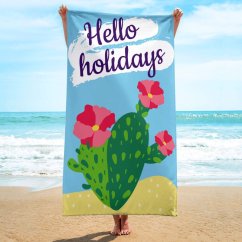 Strandtuch HELLO HOLIDAYS 150 x 70 cm