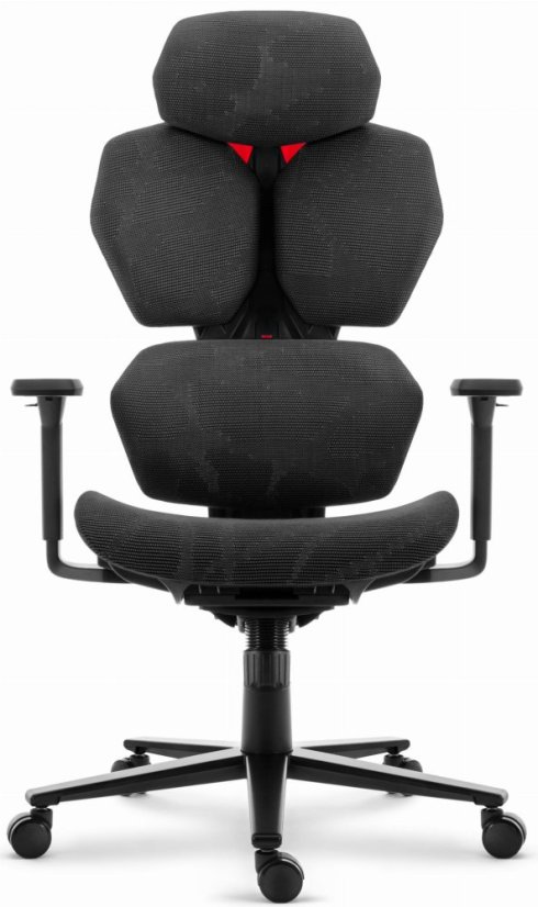 Ergonomikus textil forgó irodai szék - HC-1010 BLACK