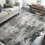 Stilvoller grüngrauer Teppich für das Wohnzimmer
