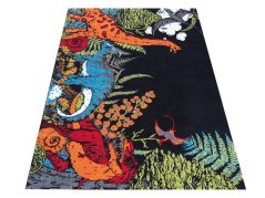 Moderner Teppich für Kinderzimmer mit perfektem Dinosaurier-Motiv