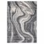 Covor de design gri închis cu model abstract - Dimensiunea covorului: Lăţime: 60 cm | Lungime: 100 cm