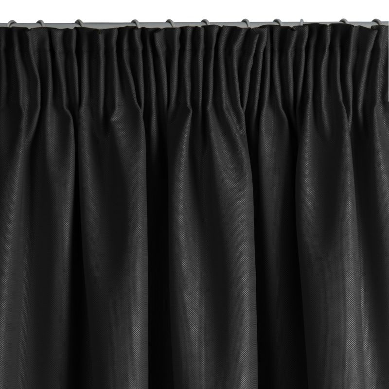 Luksuzna črna zatemnitvena zavesa 140 x 270 cm
