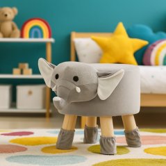 Detská taburetka s motívom sloníka