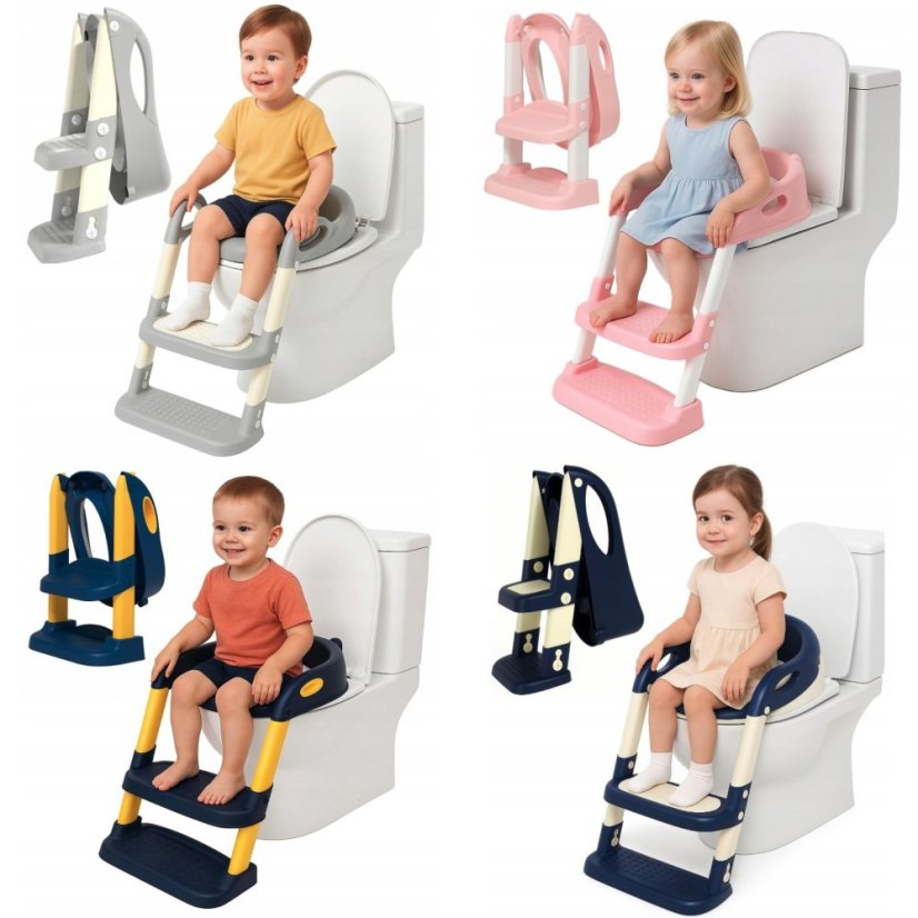 Gyermek WC-ülőke lépcsővel