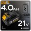 Lítium-iónová batéria Powermat 21 V – univerzálna batéria pre elektrické náradie
