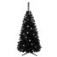 Albero di Natale nero con decorazioni 220 cm Albero di Natale nero con decorazioni 220 cm