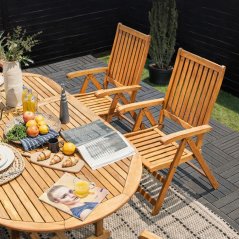 Klappbare Gartenstühle VANAMO - Satz von 2