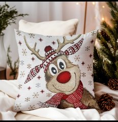Kissenbezug Gobelin Weihnachten - Rentier
